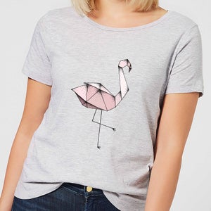 Barlena Flamingo Women's T-Shirt - Grey