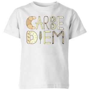 Barlena Carbe Diem Kids' T-Shirt - White