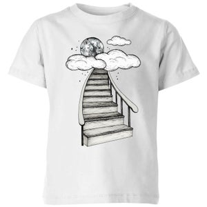 Barlena To The Moon and Back Kids' T-Shirt - White