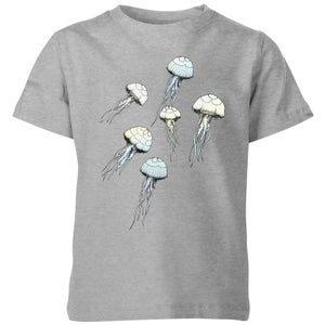 Barlena Jellyfish Kids' T-Shirt - Grey