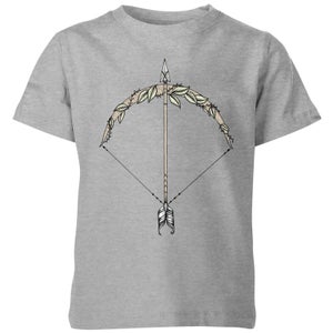Barlena Bow and Arrow Kids' T-Shirt - Grey