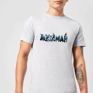Aquaman Chest Logo Herren T-Shirt - Grau