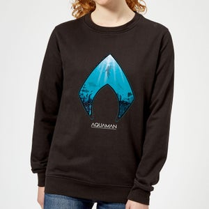 Aquaman Deep Damen Sweatshirt - Schwarz