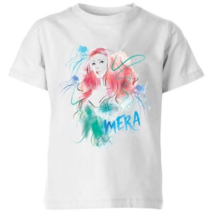 Aquaman Mera Kinder T-Shirt - Weiß