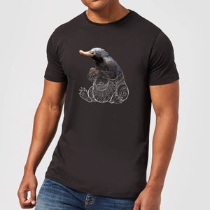 Camiseta Fantastic Beasts Tribal Niffler para hombre - Negro