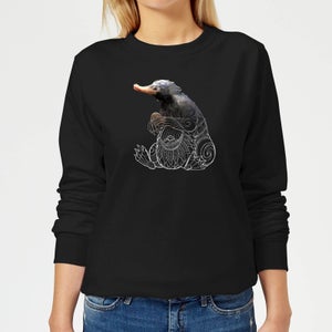 Fantastic Beasts Tribal Niffler Women's Sweatshirt - Black