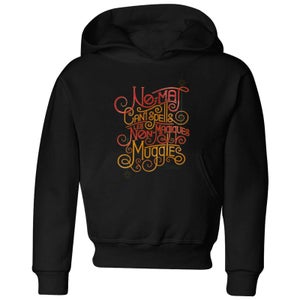 Fantastic Beasts No-Maj kinder hoodie - Zwart