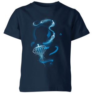 Fantastic Beasts Newt Silhouette kinder t-shirt - Navy