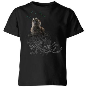 Fantastic Beasts Tribal Augurey kinder t-shirt - Zwart