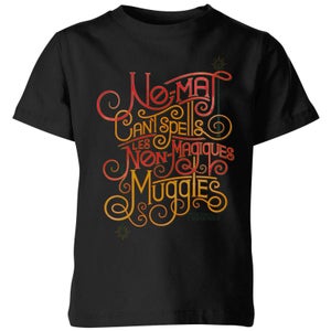Camiseta para niño Fantastic Beasts No-Maj - Negro