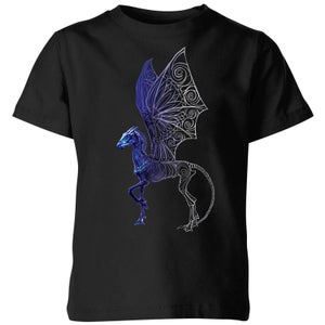 Fantastic Beasts Tribal Thestral kinder t-shirt - Zwart