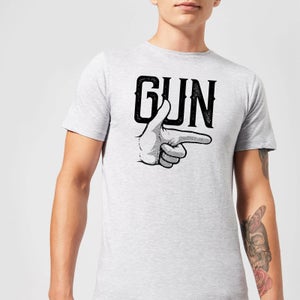 Gun Men's T-Shirt - Grey