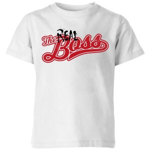The Real Boss Kids' T-Shirt - White