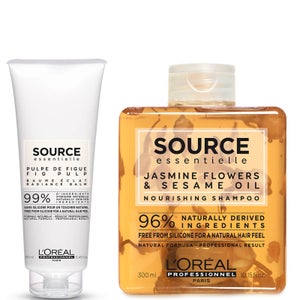 L'Oréal Professionnel Source Essentielle Dry Hair Shampoo and Hair Balm Duo