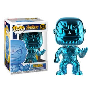 Figurine Pop! Thanos Bleu Chrome EXC Marvel