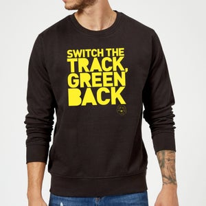 Danger Mouse Switch The Track Green Back Sweatshirt - Schwarz