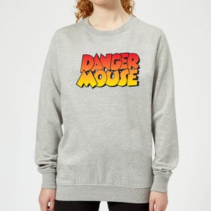 Danger Mouse Colour Logo Women's Sweatshirt - Grey