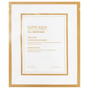 MISSHA Super Aqua Cell Renew Snail Hydro-Gel Mask 28g