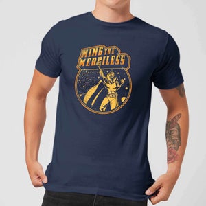 T-Shirt Flash Gordon Ming The Merciless Retro Comic - Blu Navy - Uomo