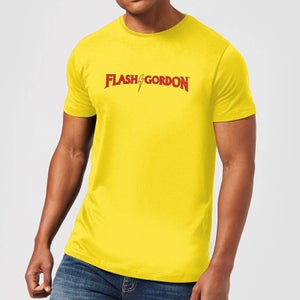 Flash Gordon Classic Logo Herren T-Shirt - Gelb