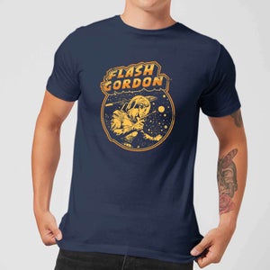 Flash Gordon Flash Retro Comic Herren T-Shirt - Navy Blau