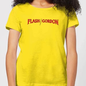 Flash Gordon Classic Logo dames t-shirt - Geel