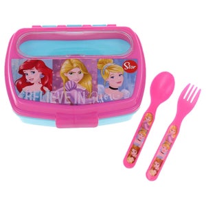 Sandwich Box with Cutlery - Disney Princess