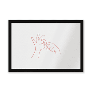 Sexy Hand Gesture Entrance Mat