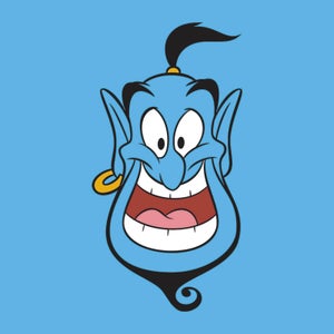 Aladdin (Genie) 40 x 40cm Canvas Print