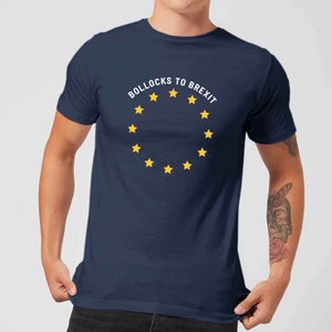 B*llocks To Brexit Men's T-Shirt - Navy