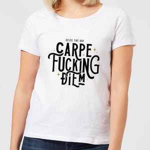 Carpe F*cking Diem Women's T-Shirt - White