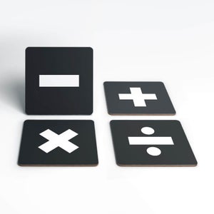 Maths Symbols Coaster Set