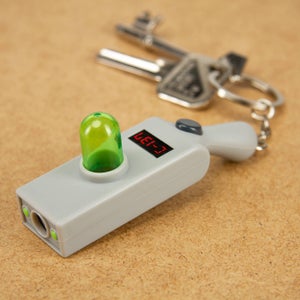 Rick and Morty Portal Gun Keyring Light