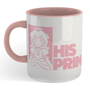Super Mario His Princess Mug - White/Pink