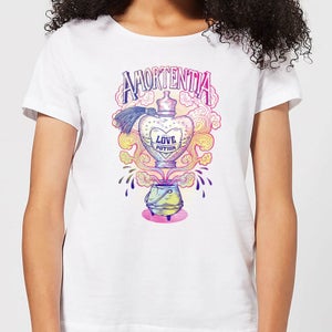 Camiseta para mujer Amorentia Love Potion de Harry Potter - Blanco