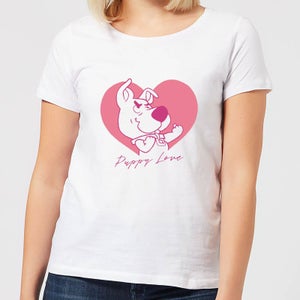 Scooby Doo Puppy Love Women's T-Shirt - White