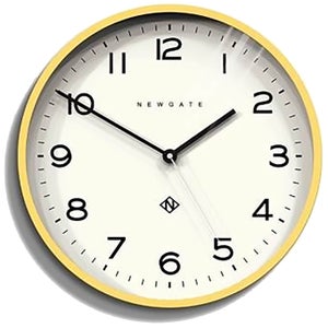 Newgate Number Three Echo Wall Clock - Cheeky Yellow