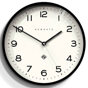 Newgate Number Three Echo Wall Clock - Black