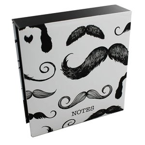 Square Block Moustache Memo Book