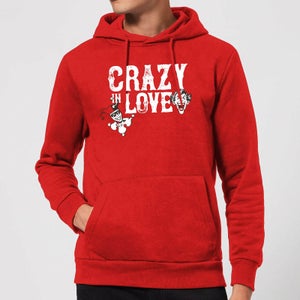 Batman Crazy In Love Hoodie - Red