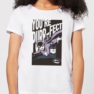 Batman You're Purr-fect Women's T-Shirt - White