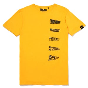 Global Legacy Zurück in die Zukunft Delorean T-Shirt - Gelb