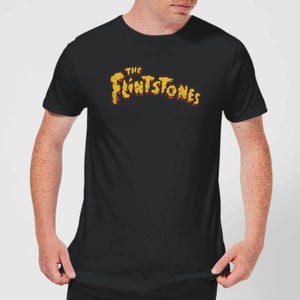 Camiseta Flintstones Logo para hombre - Negro