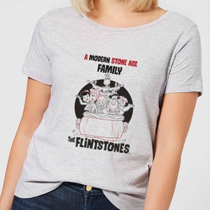 The Flintstones Modern Stone Age Family Women's T-Shirt - Grey