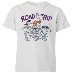 Camiseta Flintstones Road Trip para niño - Gris