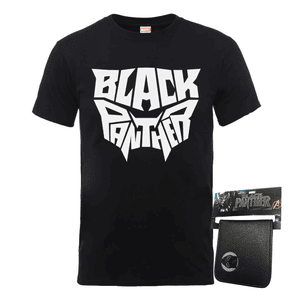 Black Panther T-Shirt & Wallet Bundle