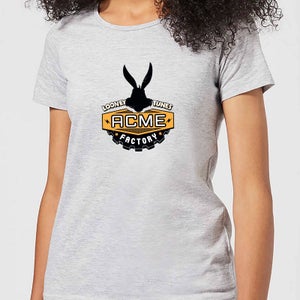 Camiseta ACME Logo para mujer de Looney Tunes - Gris