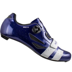 Lake CX218 Carbon Road Shoes - Navy Blue/White