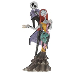 Enesco Disney Showcase Collection Statue Jack and Sally Deluxe (L'Étrange Noël de monsieur Jack) 22 cm
