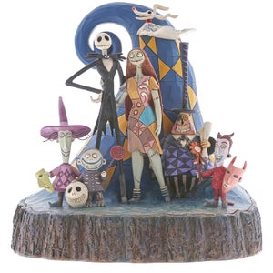 What A Wonderful Nightmare, sculpté dans un cœur, L’Étrange Noël de monsieur Jack (20 cm) – Disney Traditions